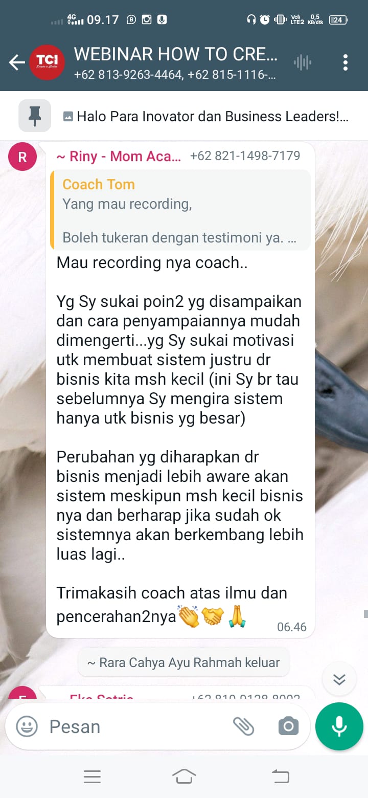 Testimoni peserta 4